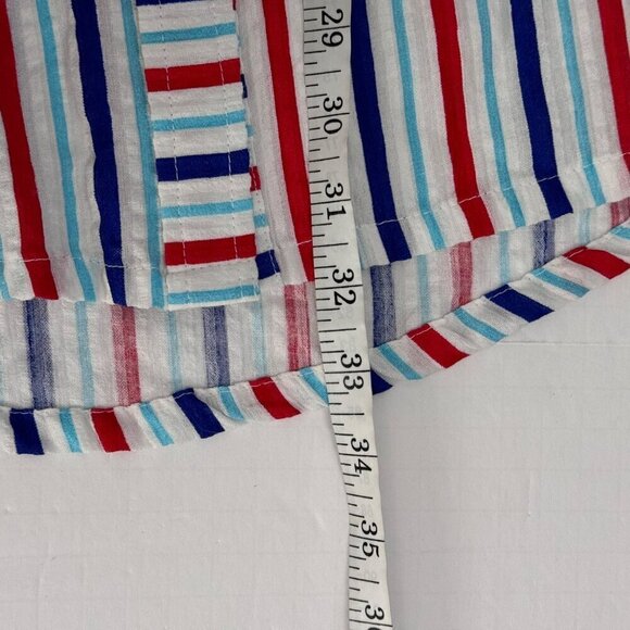 Addison Bay NEW Naples Striped Shirt Dress Cover Up Mini Button Up Multicolor XS - Picture 9 of 9